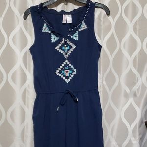 Girls embellished romper